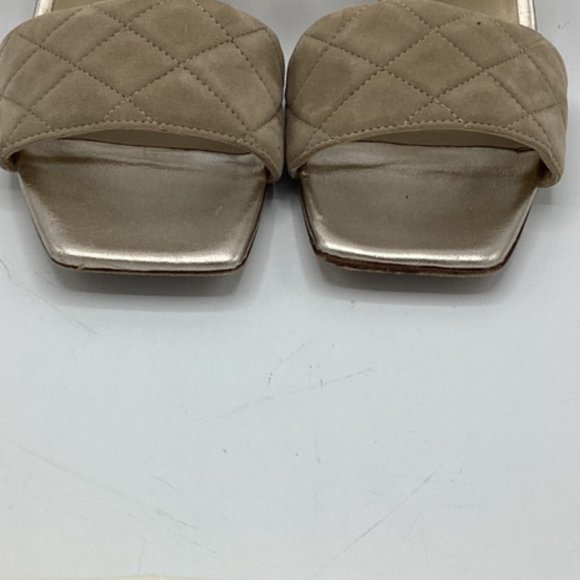COPY - Jennifer Tattanelli Sz 41 Quilted Leather Sandals Shoe - Picture 6 of 7